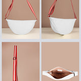 Vegan Bum Bag Sling Milky detail