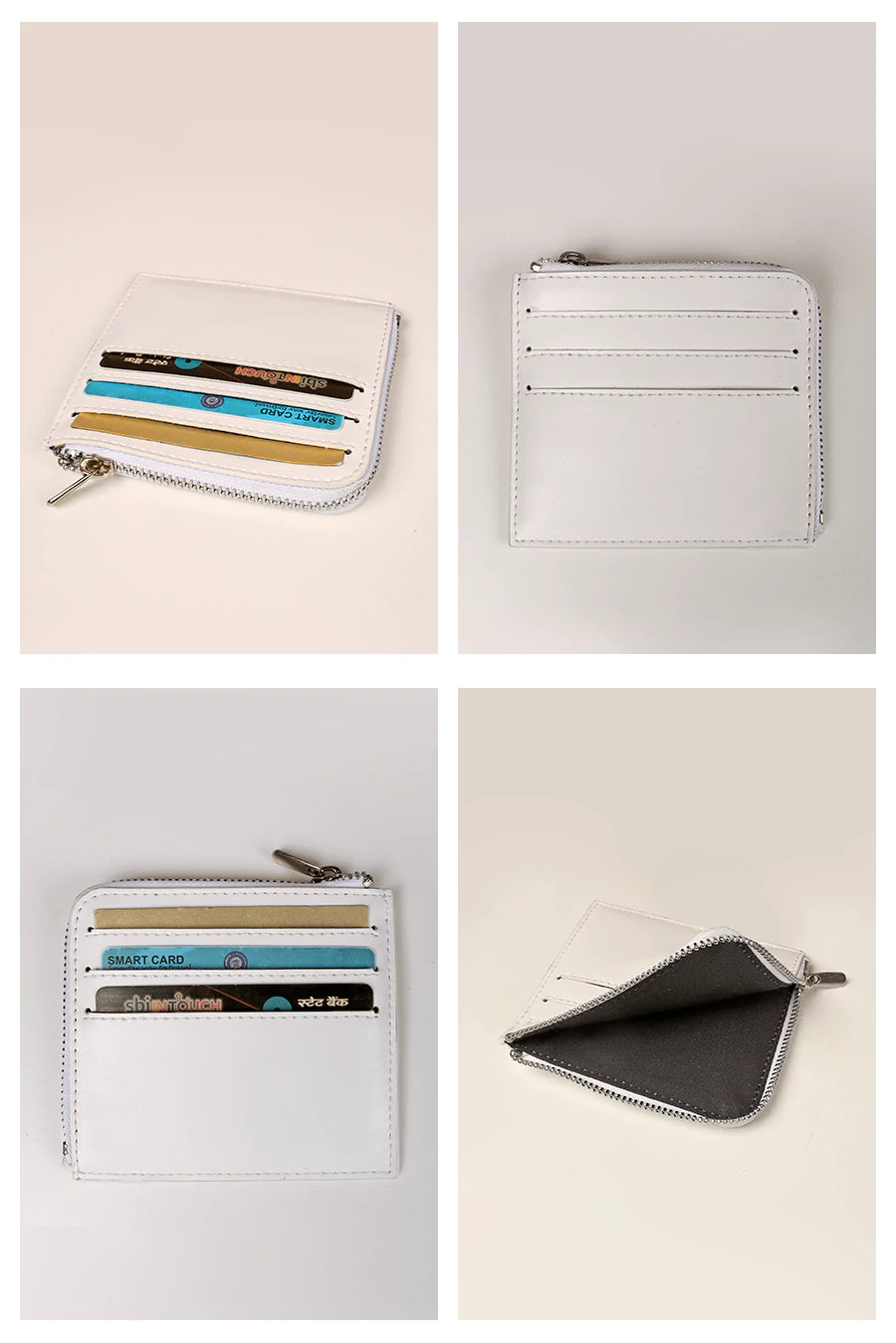 Vegan Card Coin Wallet Sugar detail