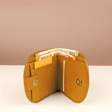 Vegan Women Mini Purse/Wallet Cherrywood Open