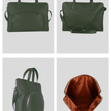 13 inch vegan Slim laptop bag rifle detail