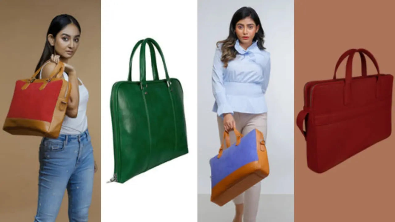 The Benefits of Vegan Leather Laptop Bags for Women THE HOUSE OF GANGES