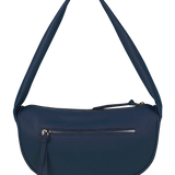 Vegan Leather Women Cushy Shoulder Bag CobaltBlue Back