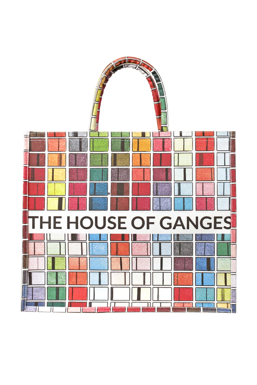 Italia Canvas Tote Bag multicolor back