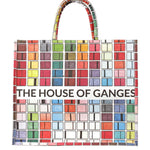 Italia Canvas Tote Bag multicolor back