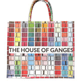 Italia Canvas Tote Bag multicolor back