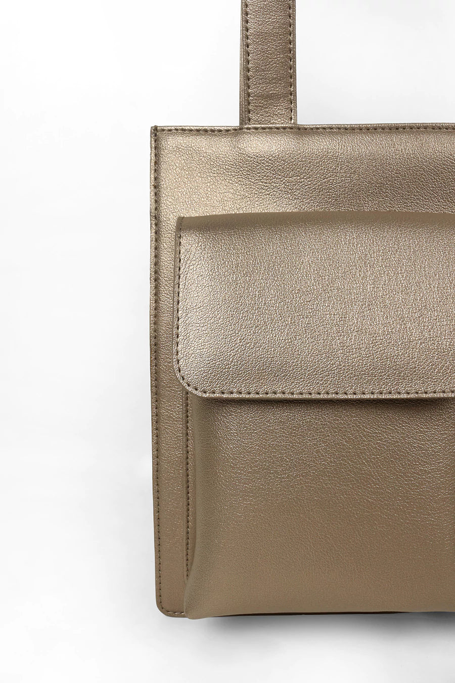 Carry all office essentials in cruelty free Barbara women office tote bag trout close