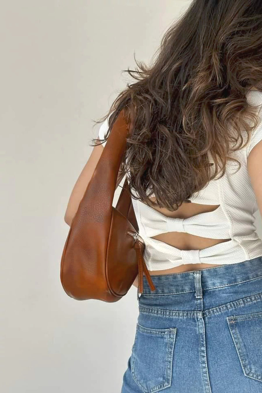 Cushy Vegan Women Shoulder Bag Oxide Red M1