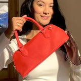 Everly Vegan Women Handbag Scarlet Model 2