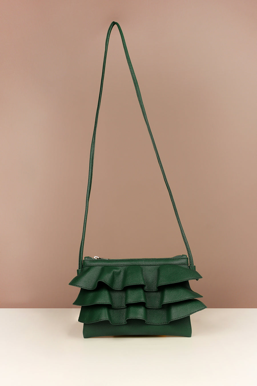 Bruffle Women Crossbody Sling Bag Peacock Front
