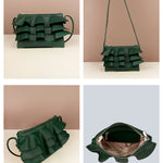 Bruffle Women Crossbody Sling Bag Peacock Details