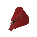 Vegan Leather Bum Bag Beetroot Side