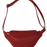 Vegan Leather Bum Bag Beetroot Front