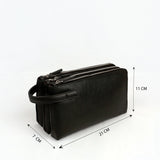 Trio Vegan Leather Toiletry Pouch