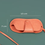 Jace Sling Sunglass Cover Vegan Coral Measurement