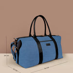 Soft Jute Joey Men Travel Duffle Bag Marine Measurement