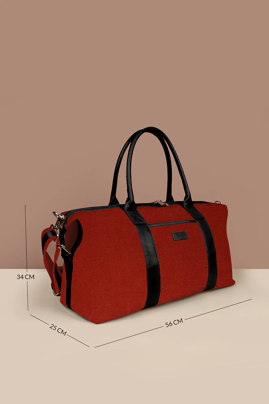 Joey Large Soft Jute Duffle Bag For Women THE HOUSE OF GANGES
