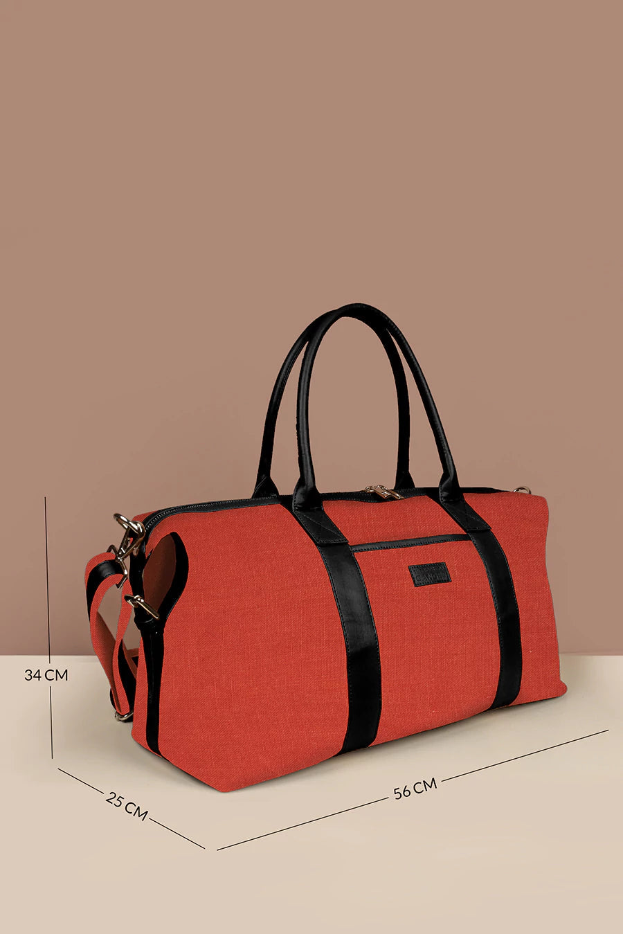 Joey Large Soft Jute Duffle Bag For Women THE HOUSE OF GANGES