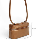 Vienna Vegan Leather Party Wear Sling Bag Sepia Measurement