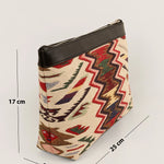 Slindon Small Women Toiletry Pouch Cappuccino Measurement