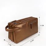 Trio Vegan Leather Toiletry Pouch THE HOUSE OF GANGES