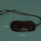 Jace sling Sunglass Cover Vegan Vanta Black Measurement