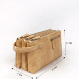 Trio Vegan Leather Toiletry Pouch