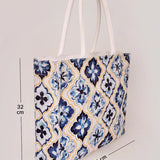 AZURE BLOOM WOMEN OFFICE BAG THE HOUSE OF GANGES