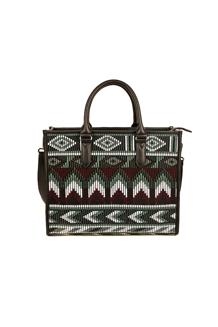 Charlotte Handloom Box Tote Bag
