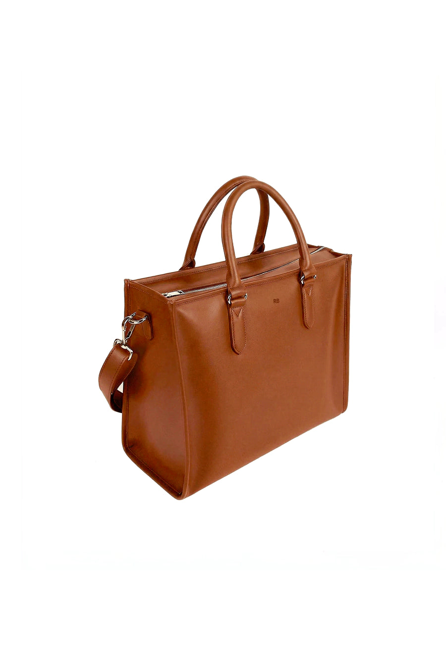 Charlotte PU Leather Box Tote Bag