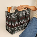 Handloom Charlotte Box Tote Bag Cactus Model 3