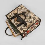 Charlotte Handloom Tote Bag For Women Ajar Beige Lifestyle