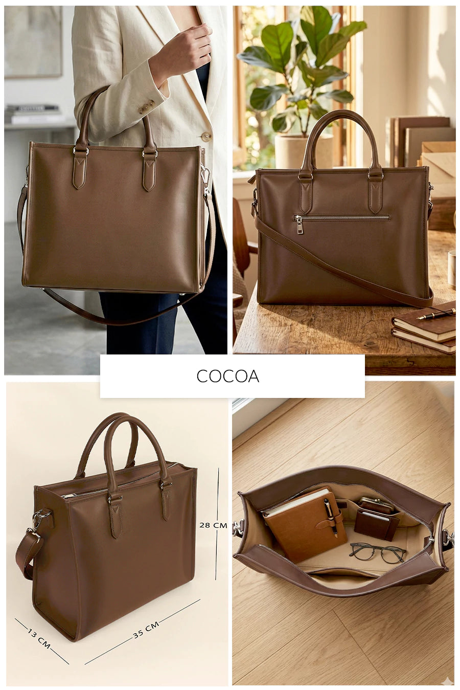 Charlotte Vegan Leather  Box Tote Bag THE HOUSE OF GANGES