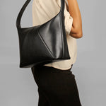 Carry your world in our Demi Cruelty Free Women Office Shoulder Bag Black Model 1