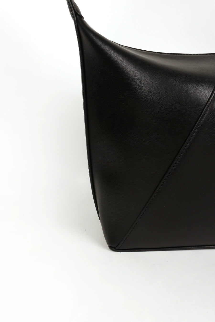 Carry your world in our Demi Cruelty Free Women Office Shoulder Bag Black Close