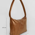 Carry your world in our Demi Cruelty Free Women Office Shoulder Bag Sepia Measurement