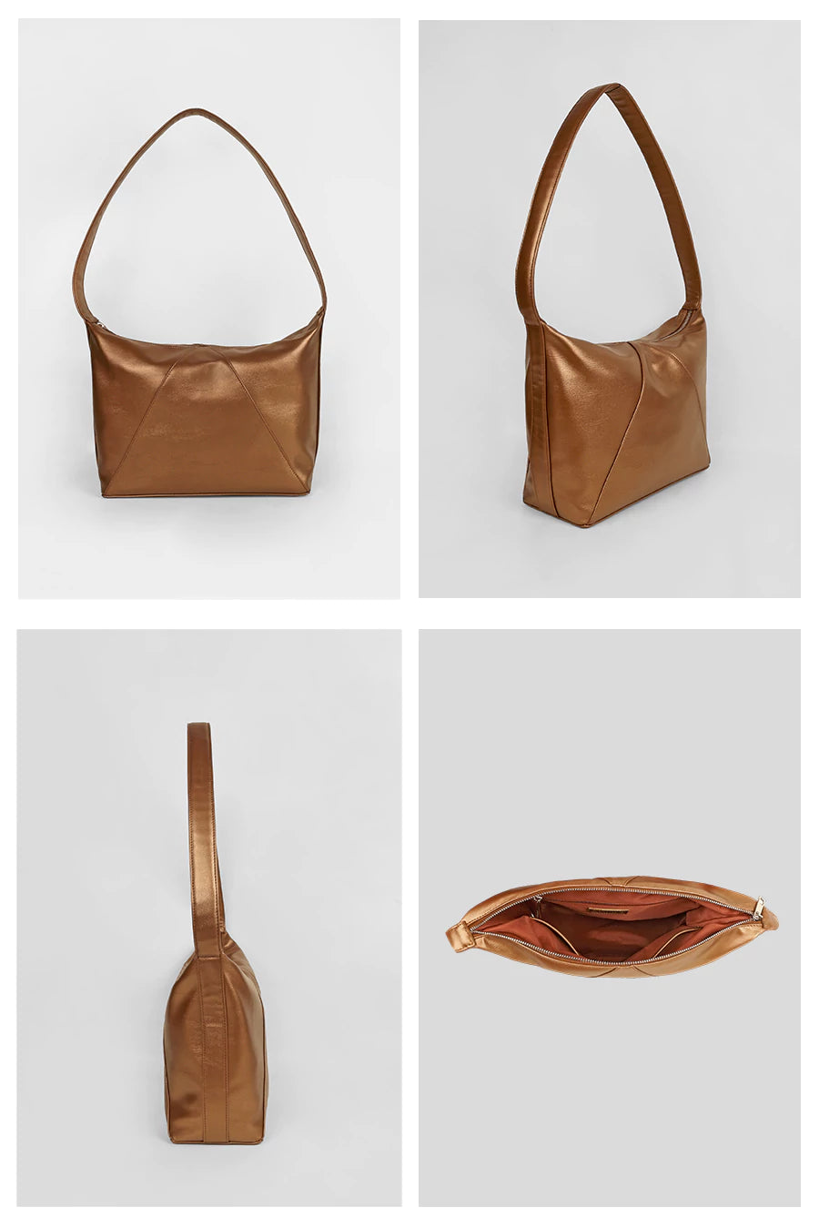 Carry your world in our Demi Cruelty Free Women Office Shoulder Bag Sepia Details