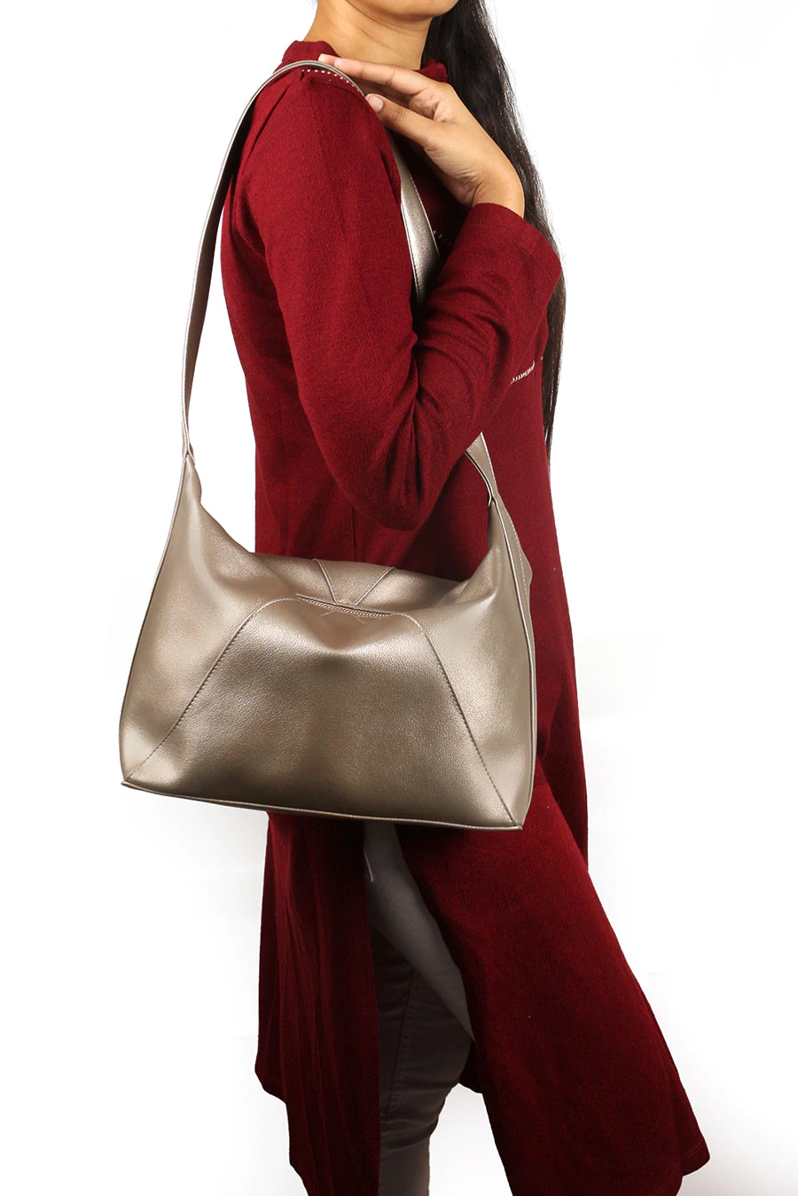 Carry your world in our Demi Cruelty Free Women Office Shoulder Bag Trout Model 1