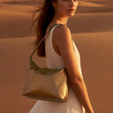 Demi Vegan Leather Hobo Bag