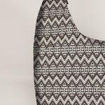 Katie Small Shoulder Bag Handloom Brown Chevron Close