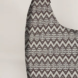 Katie Small Shoulder Bag Handloom Brown Chevron Close