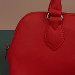 Everly Women Handbag Vegan Leather Ruby Close