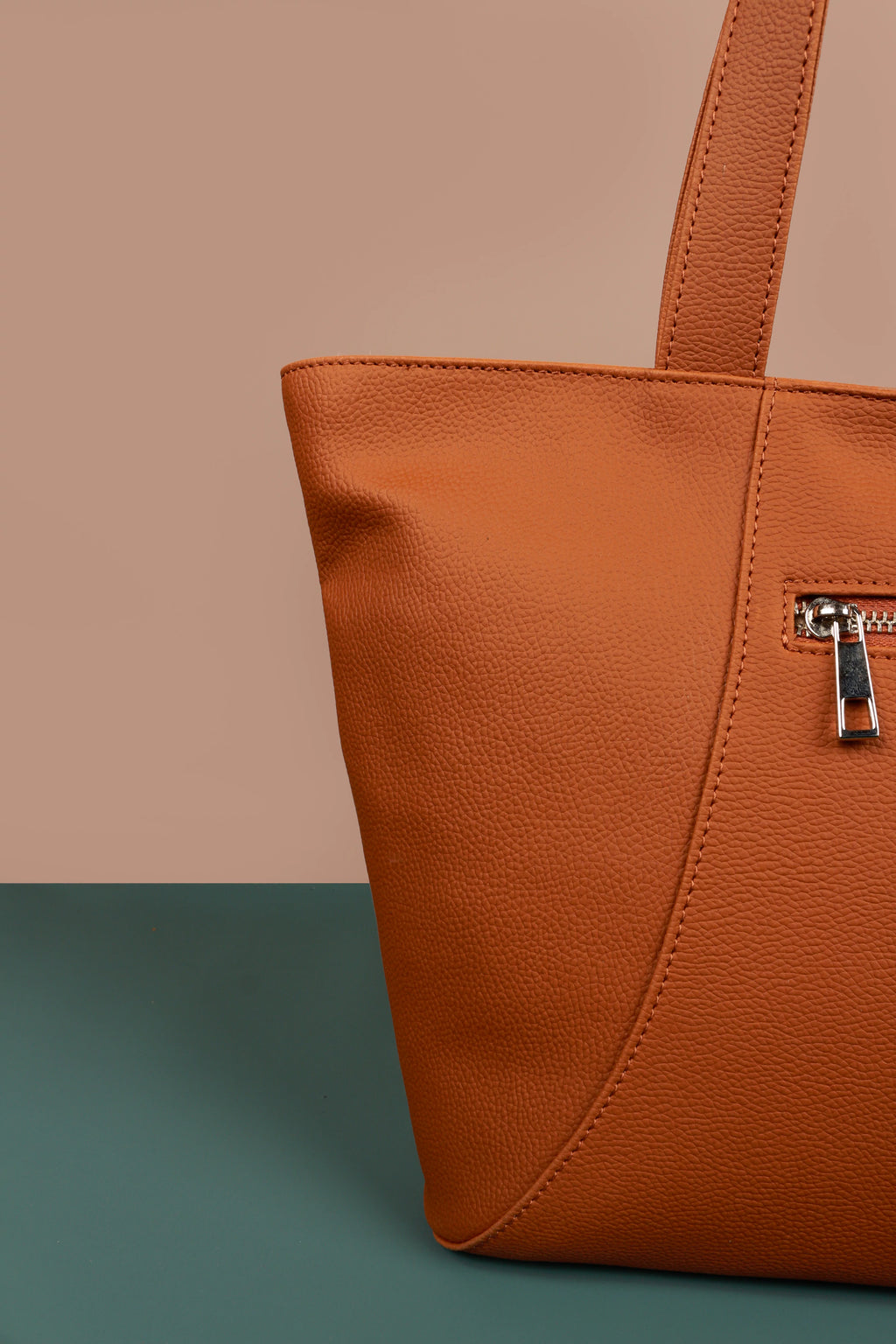 June Vegan Leather women tote bag GB Close