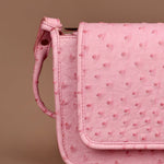 Alice Vegan Leather Women Sling Bag Ost Pink Close