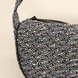 Cushy Women's Shoulder Bag Handloom Horizon Blue Close