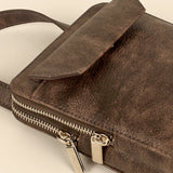 Vertical Vegan Leather Mobile Pouch