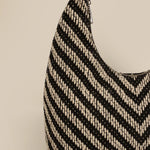 Katie Small Shoulder Bag Handloom Jet Black Close