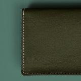 Beth Vegan Leather Mini Wallet Army Close