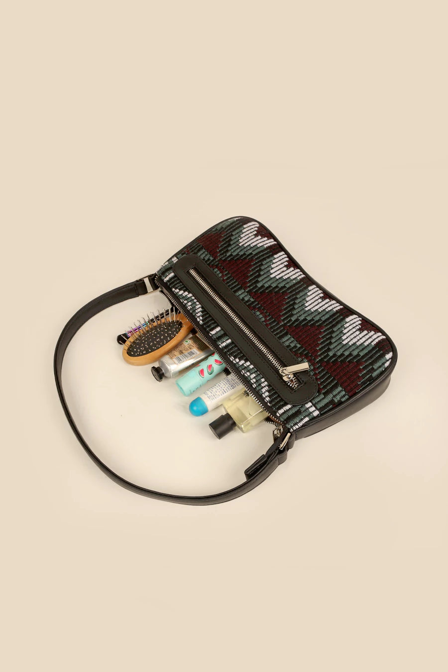 Emily Handloom Shoulder Bag Cactus Lifestyle 