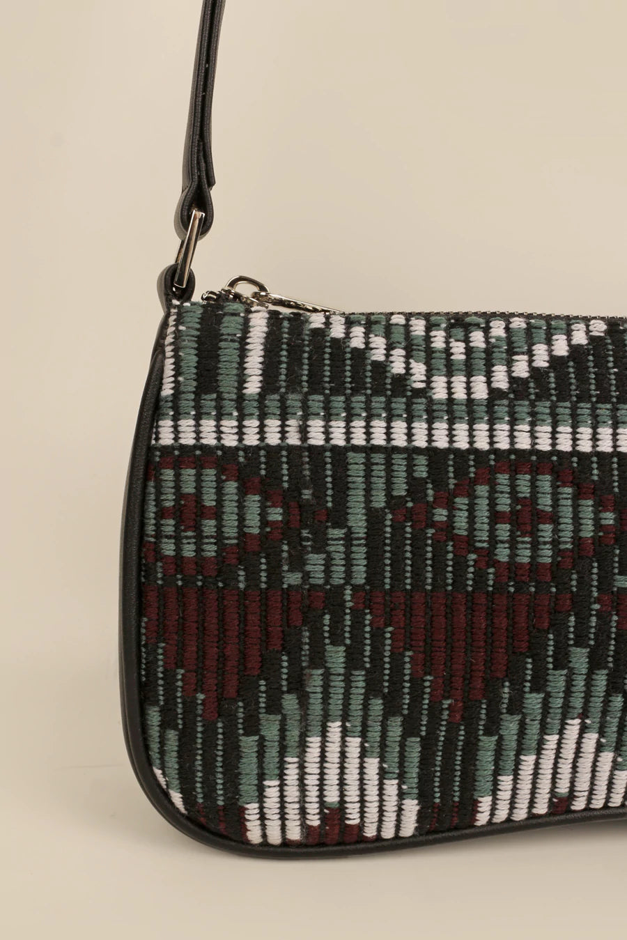 Emily Handloom Shoulder Bag Cactus Close