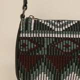 Emily Handloom Shoulder Bag Cactus Close
